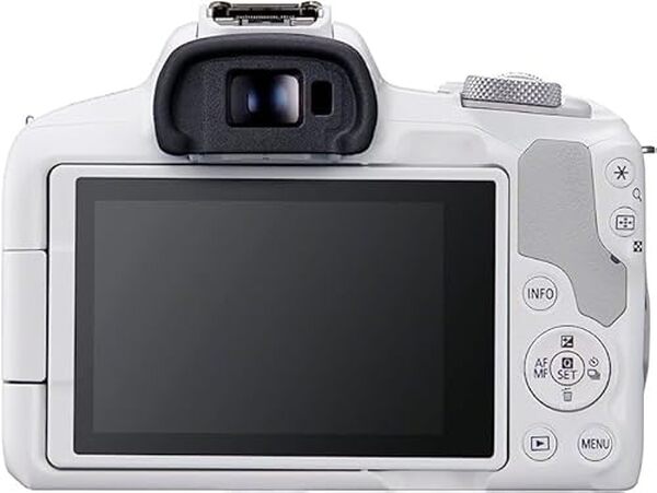 Découvrez notre test complet du Canon EOS R50 blanc, l'appareil photo hybride 24 Mpx idéal pour les photographes. Performances, qualité d'image et caractéristiques détaillées. 