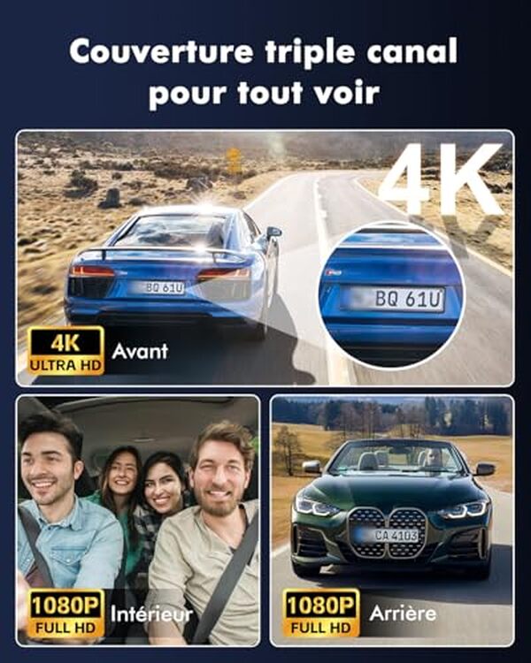 Test détaillé de la dashcam Frvesroe V1 : découvrez les performances de cette triple caméra 4K avec GPS et vision nocturne pour sécuriser vos trajets en voiture.