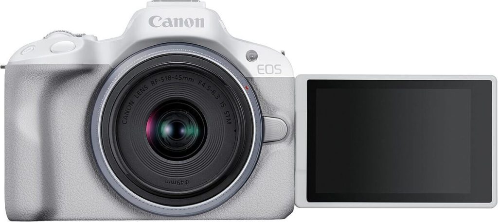 Test Canon EOS R50 : l'hybride 24M pixels en blanc