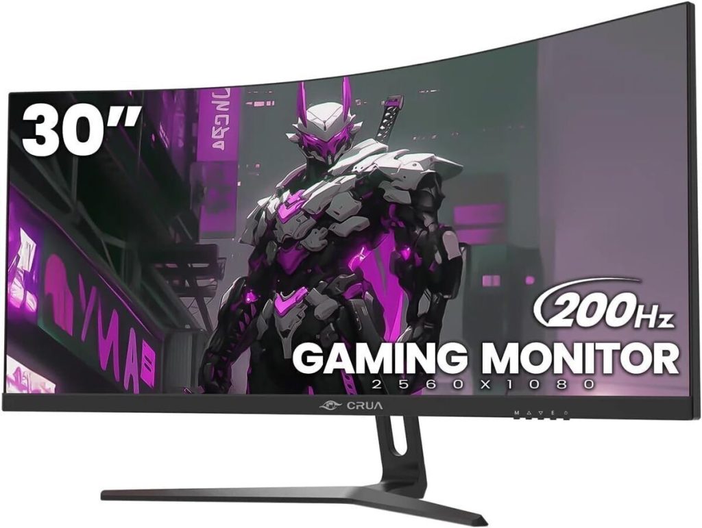 Test : crua écran PC gamer incurvé 30 pouces 200 Hz ultra-large