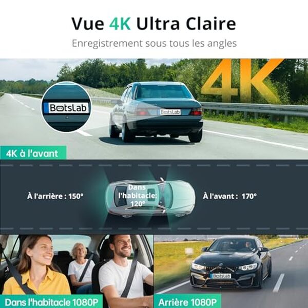 Découvrez notre test détaillé de la caméra embarquée 4K BOTSLAB à 3 canaux : qualité vidéo, fonctionnalités et performances en conditions réelles.