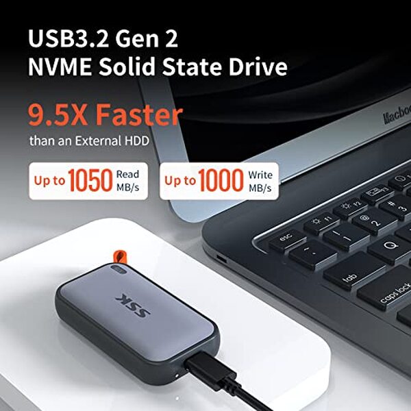 Découvrez notre test complet du SSK 1To SSD externe : vitesses de transfert, performances en lecture/écriture et fiabilité pour vos sauvegardes.