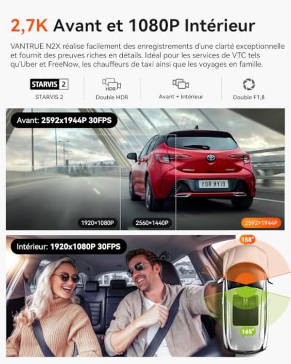 Découvrez notre test détaillé de la dashcam Vantrue N2X : performances vidéo, connectivité avancée et fonctionnalités innovantes pour sécuriser vos trajets.