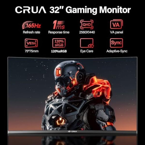 Découvrez notre test complet de l'écran gaming incurvé 32 pouces Crua 2K : performances, qualité d'image et immersion pour les gamers exigeants.