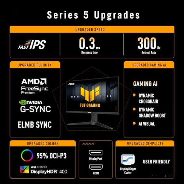 Découvrez notre avis complet sur le moniteur gaming ASUS TUF VG27AQML5A 300Hz. Performance, fluidité et réactivité au rendez-vous pour les joueurs compétitifs. 