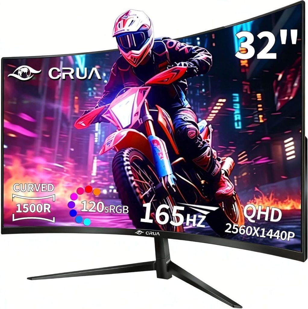 Test : écran gaming incurvé 32 pouces Crua 2K