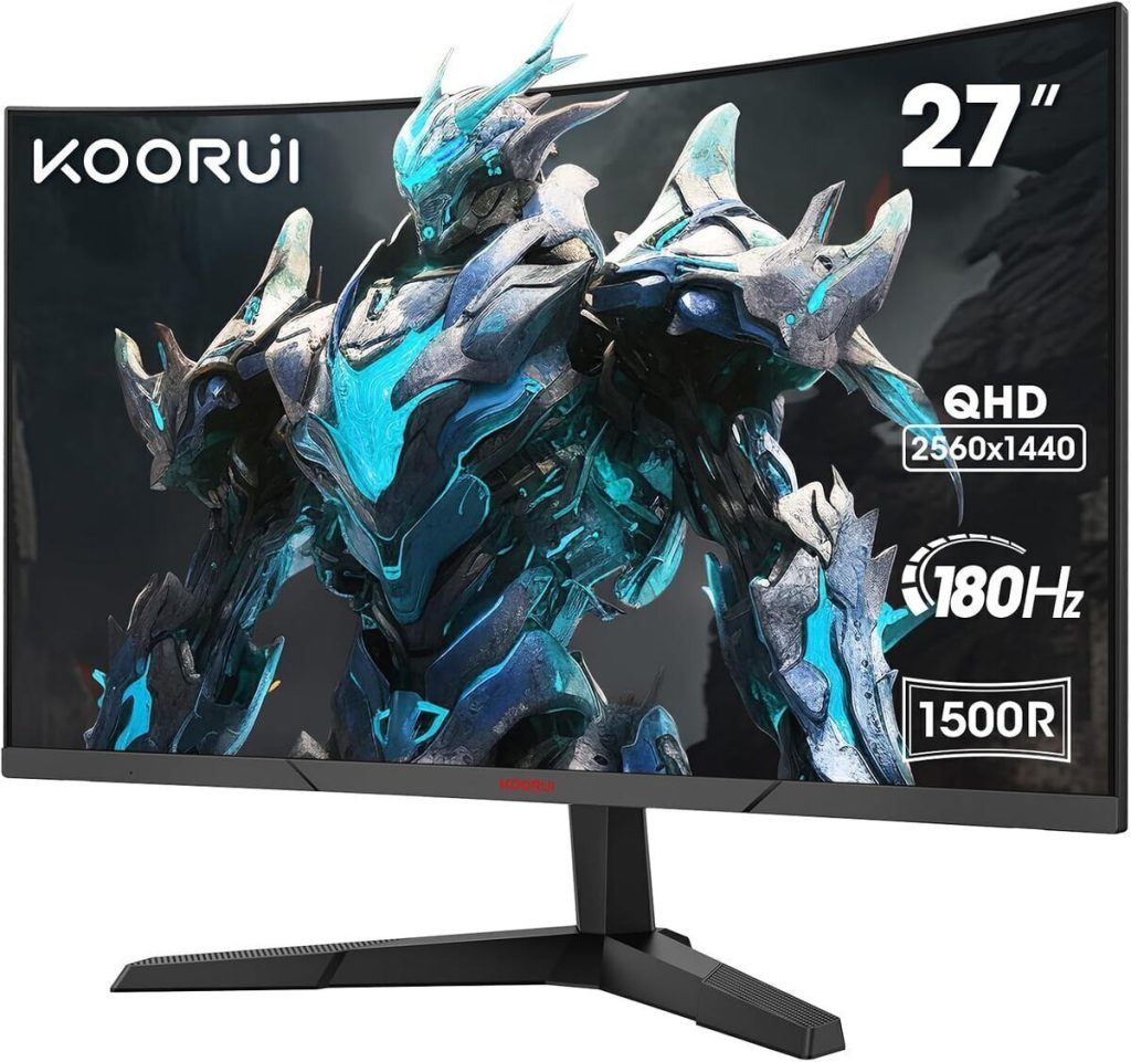 Test : écran gaming incurvé KOORUI 27’’ QHD 180Hz