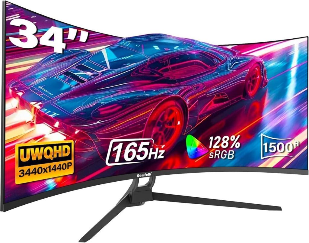 Test : moniteur gaming Gawfolk 34 pouces UHD 4K