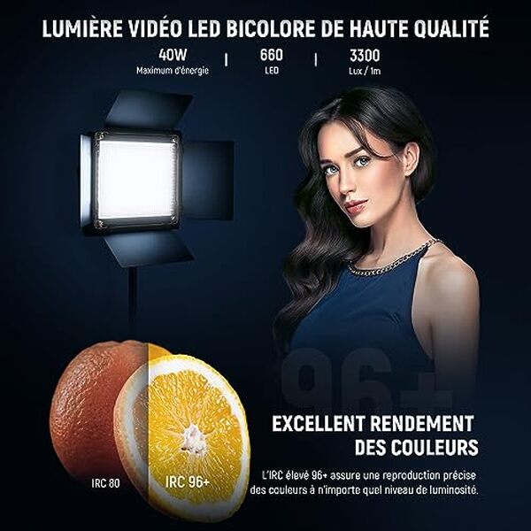 Découvrez notre test complet du kit Neewer LED 660 bicouleur : caractéristiques, performances, avantages et inconvénients pour bien choisir votre éclairage professionnel.