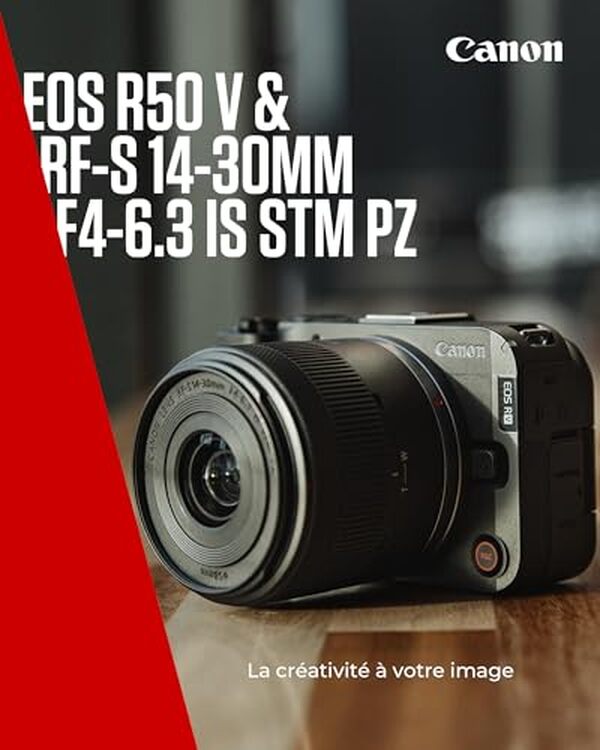 Découvrez notre test complet du Canon EOS R50 V avec l'objectif RF-S 14-30mm: la meilleure caméra pour débuter le vlogging facilement et créer des vidéos professionnelles.