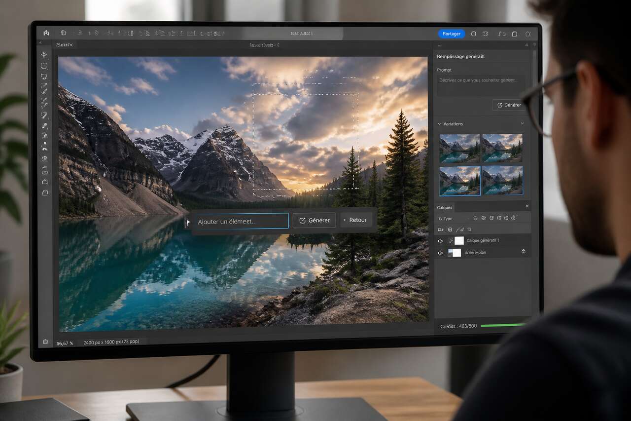 Comment utiliser le remplissage génératif dans photoshop (et quand des crédits sont consommés) Comment utiliser le remplissage génératif dans photoshop (et quand des crédits sont consommés)