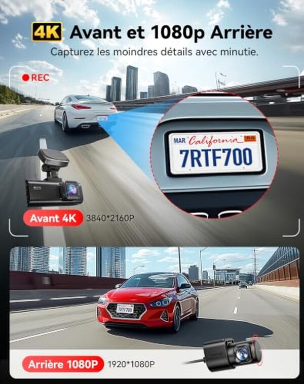 Découvrez notre test détaillé de la dashcam REDTIGER 4K : qualité vidéo, sécurité avancée et performances réelles. Avis complet et conseils d'achat.