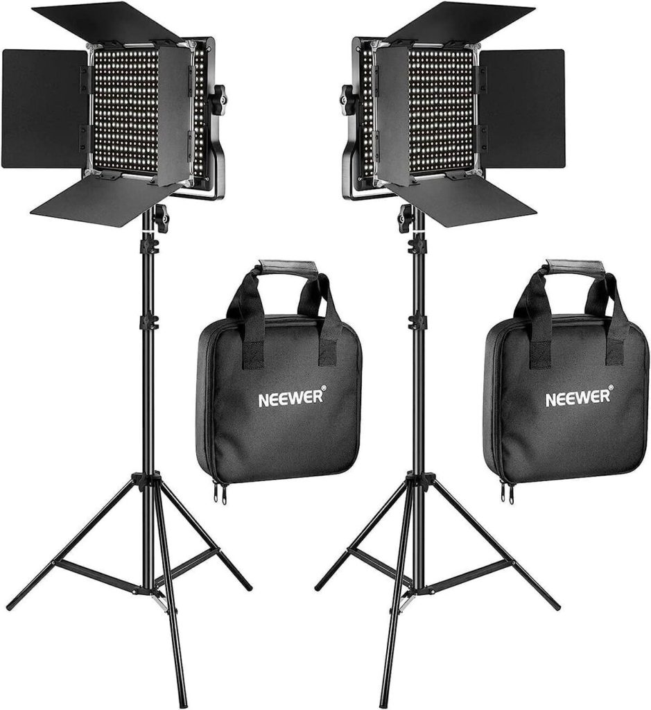 Test du kit Neewer LED 660 bicouleur complet