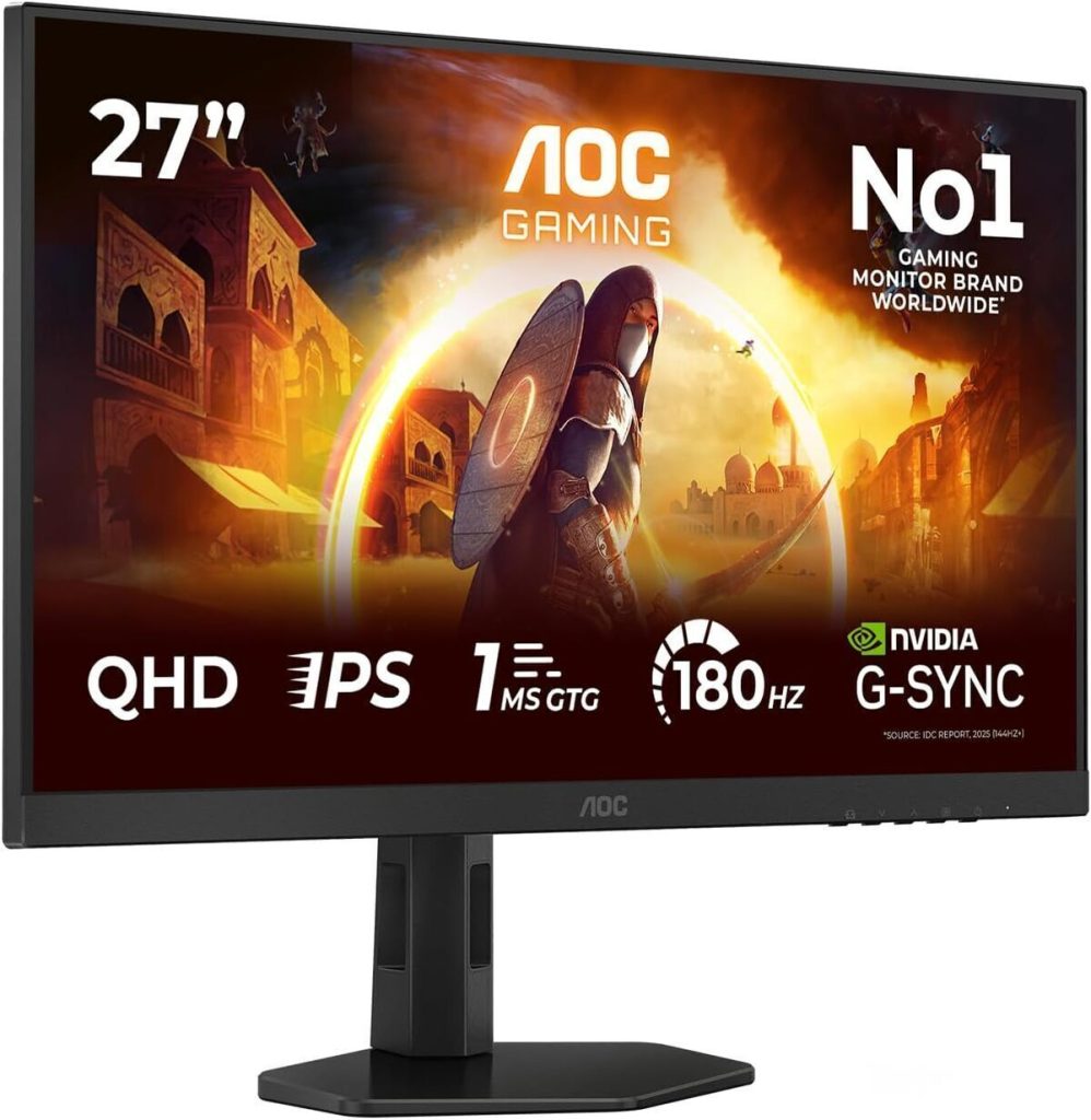 Test du moniteur AOC Q27G4XD 27" : performance et fluidité à 180Hz