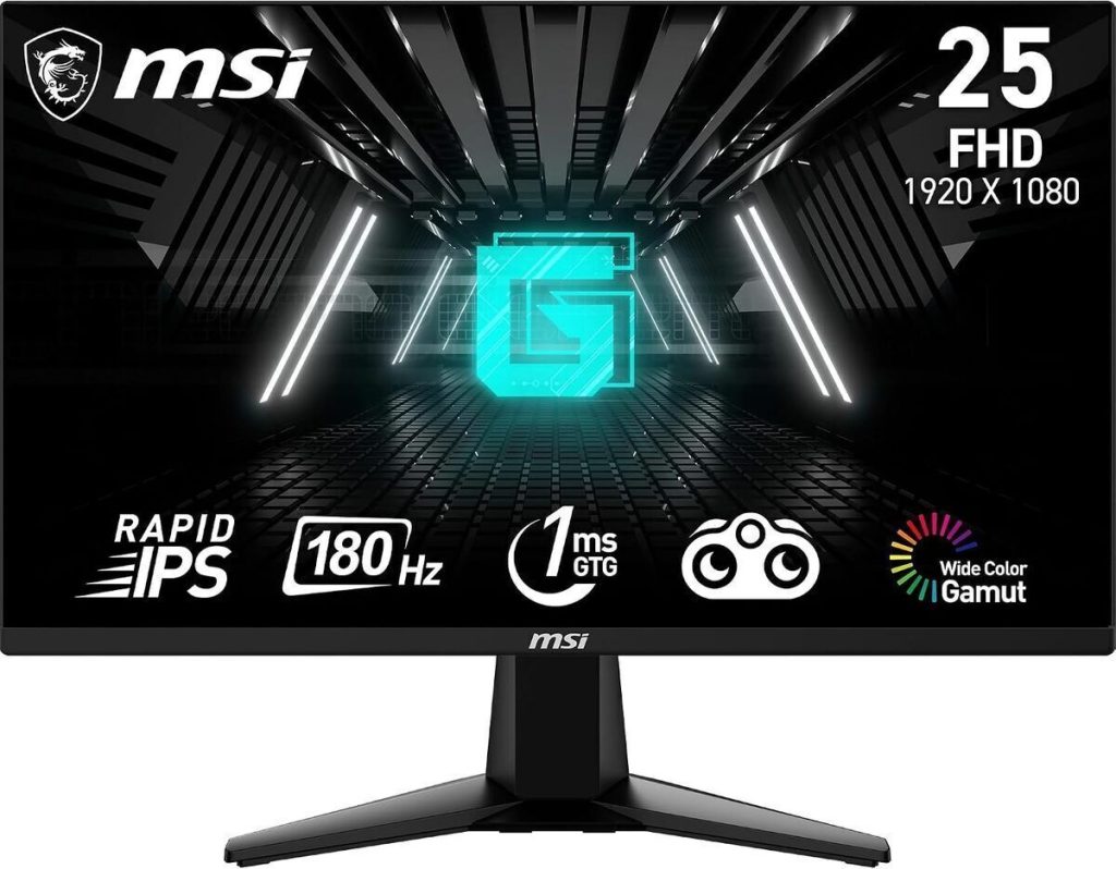 Test : écran gaming MSI G255F 180 Hz performant