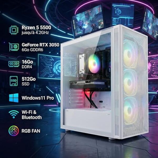 Découvrez notre test détaillé du PC gamer STGsivir : performances, puissance et fiabilité pour les gamers exigeants. Analyse complète et avis d'expert.