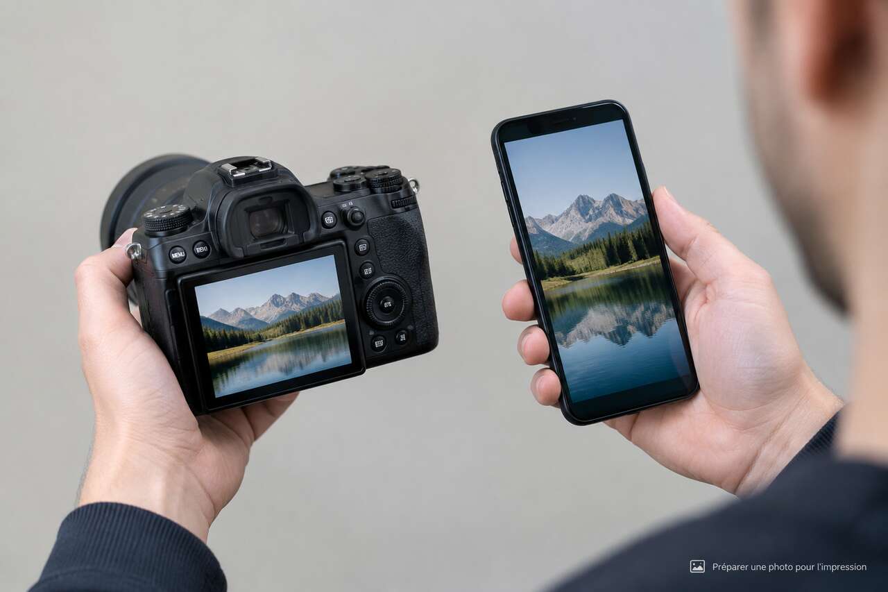 Préparer une photo pour l'impression : appareil photo ou smartphone ?