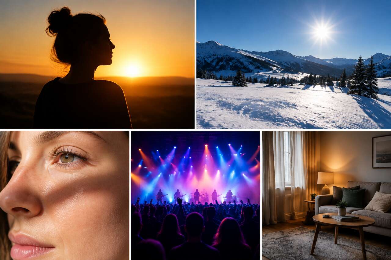Cas pratiques: contre-jour, neige, peau, concert et intérieur Cas pratiques: contre-jour, neige, peau, concert et intérieur