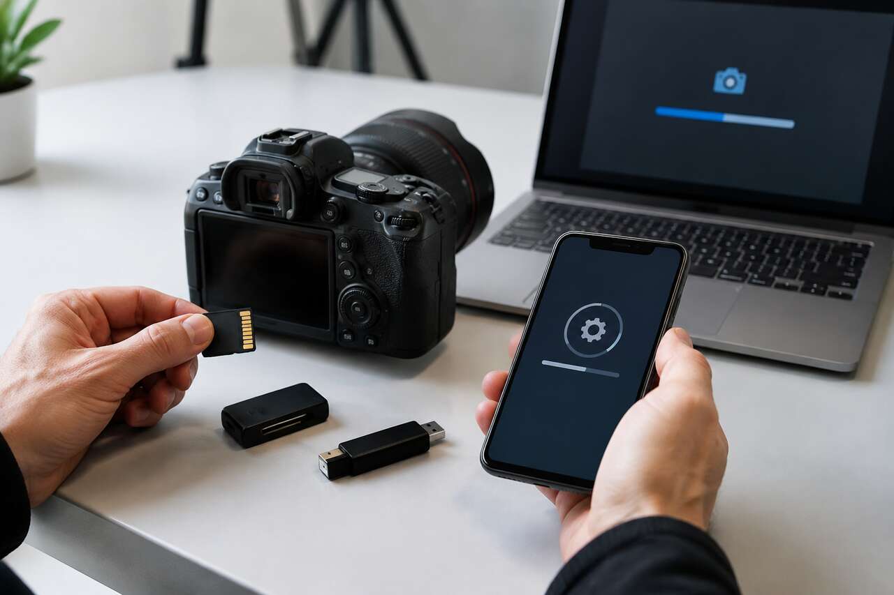 Proc&eacute;dures de mise &agrave; jour: carte sd, usb, application mobile