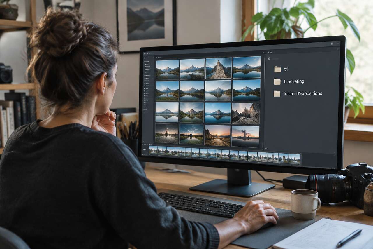Pr&eacute;parer ses images: prise de vue, tri et fichiers propres