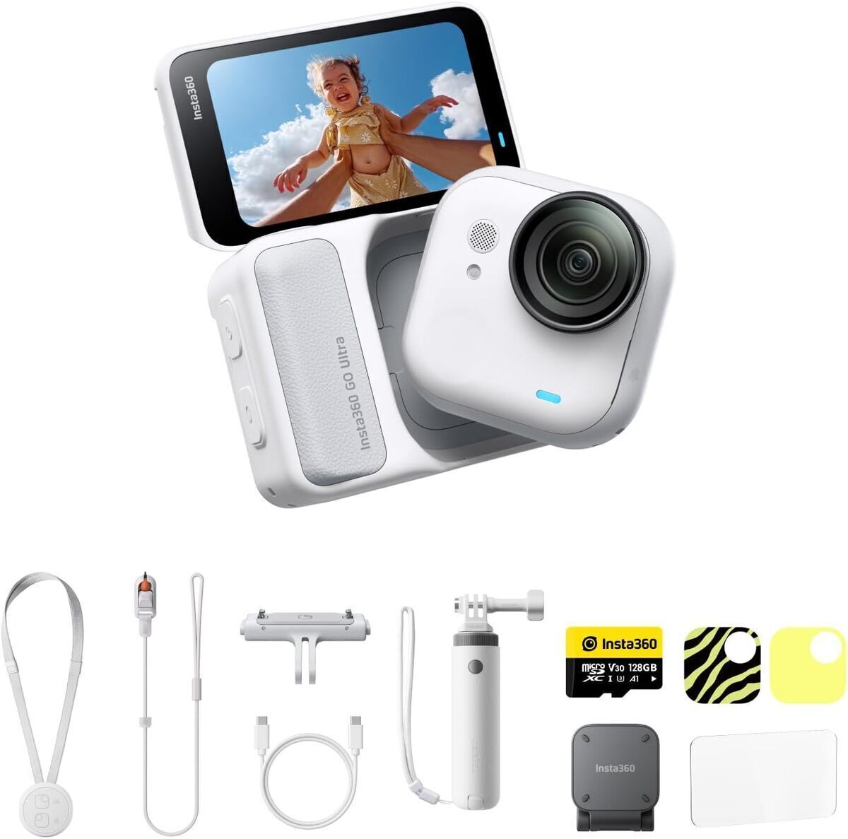 Test de la caméra ultra légère Insta360 GO 4K blanche