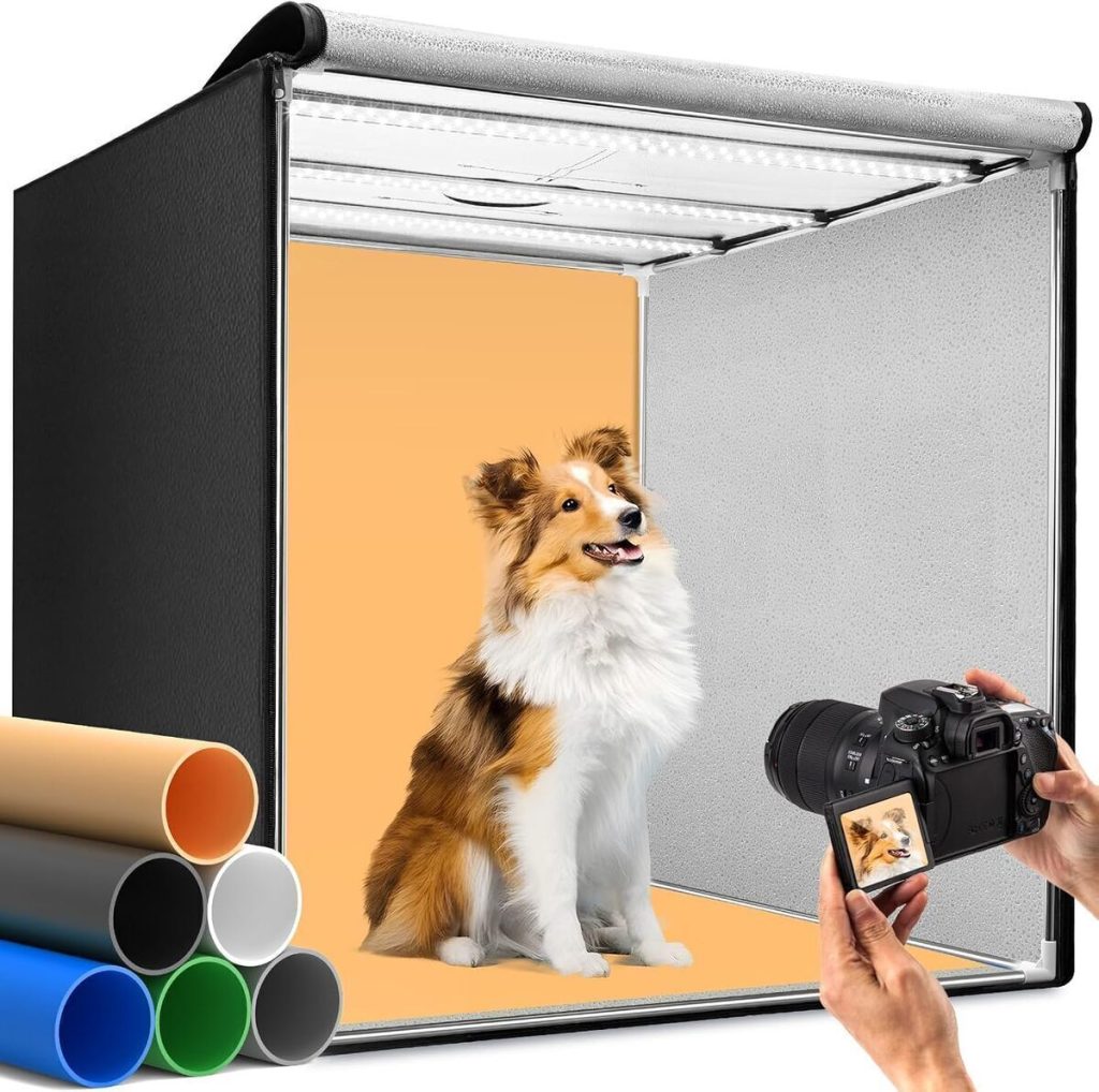 Test du studio photo portable DUCLUS 80x80 cm : performance et polyvalence