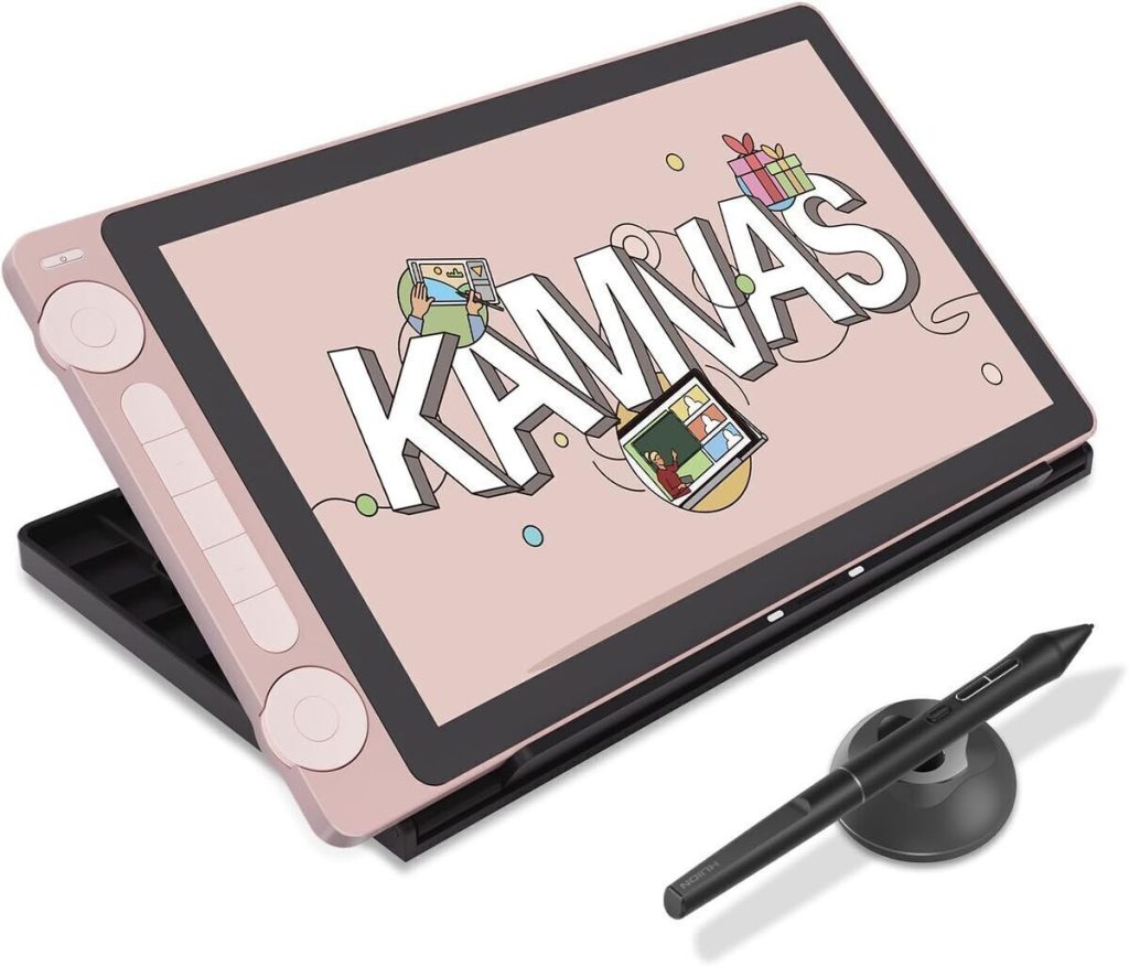 Test : hUION Kamvas 13 Gen3, tablette graphique performante en rose