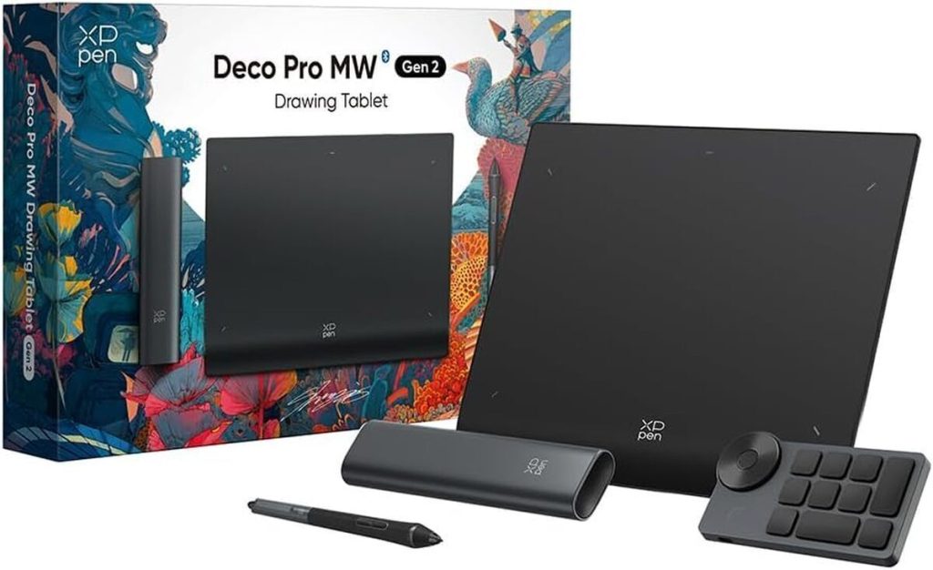Test tablette graphique XP-Pen Deco Pro MW Gen 2, stylet 16k niveaux de pression