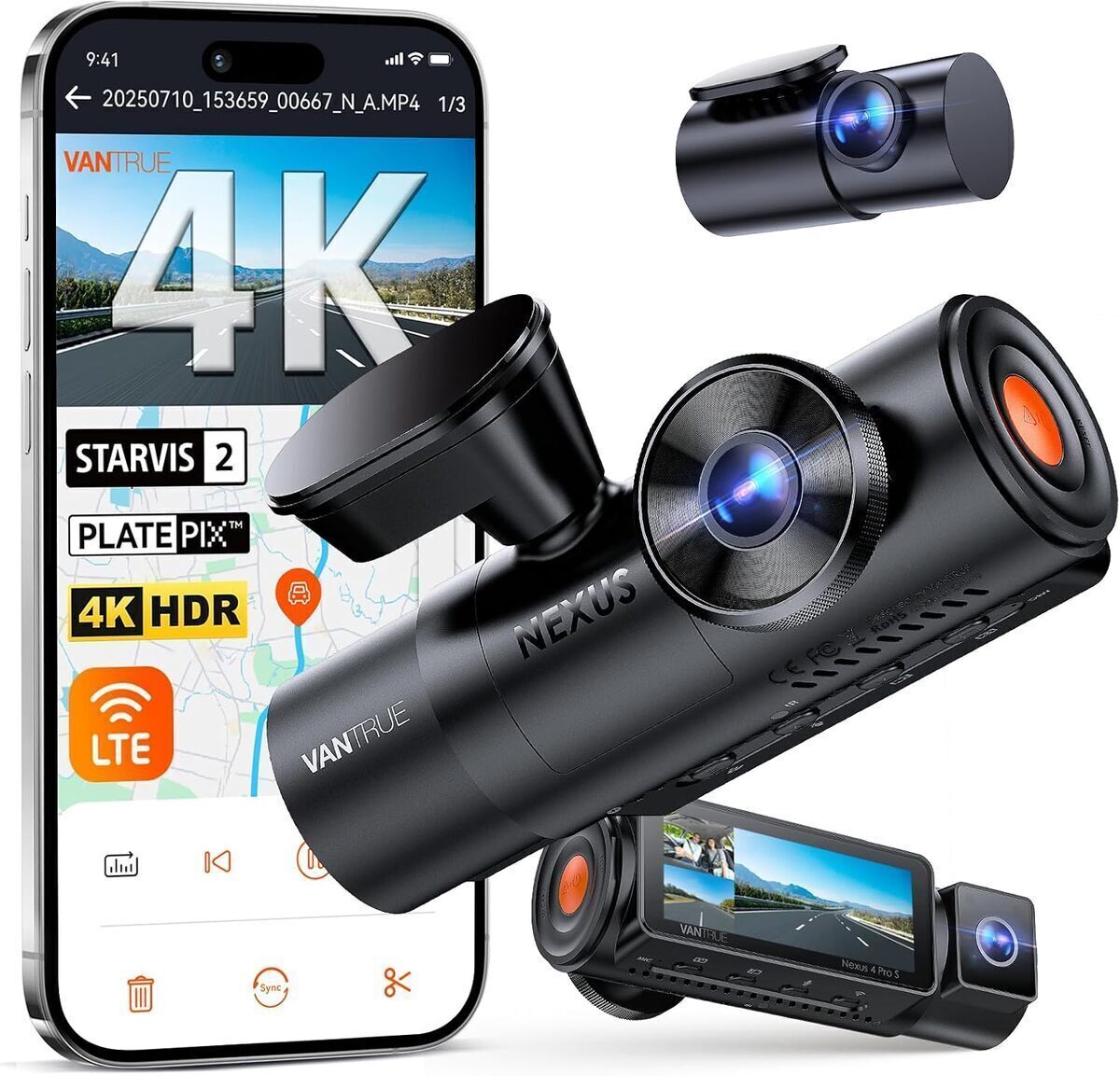 Test : vantrue N4 Pro S 3, la dashcam ultime pour une surveillance à 360°