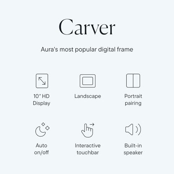 Découvrez notre test complet du cadre photo numérique Aura Carver 10, 1 pouces avec stockage illimité et partage à distance. Caractéristiques, avantages et avis détaillés.