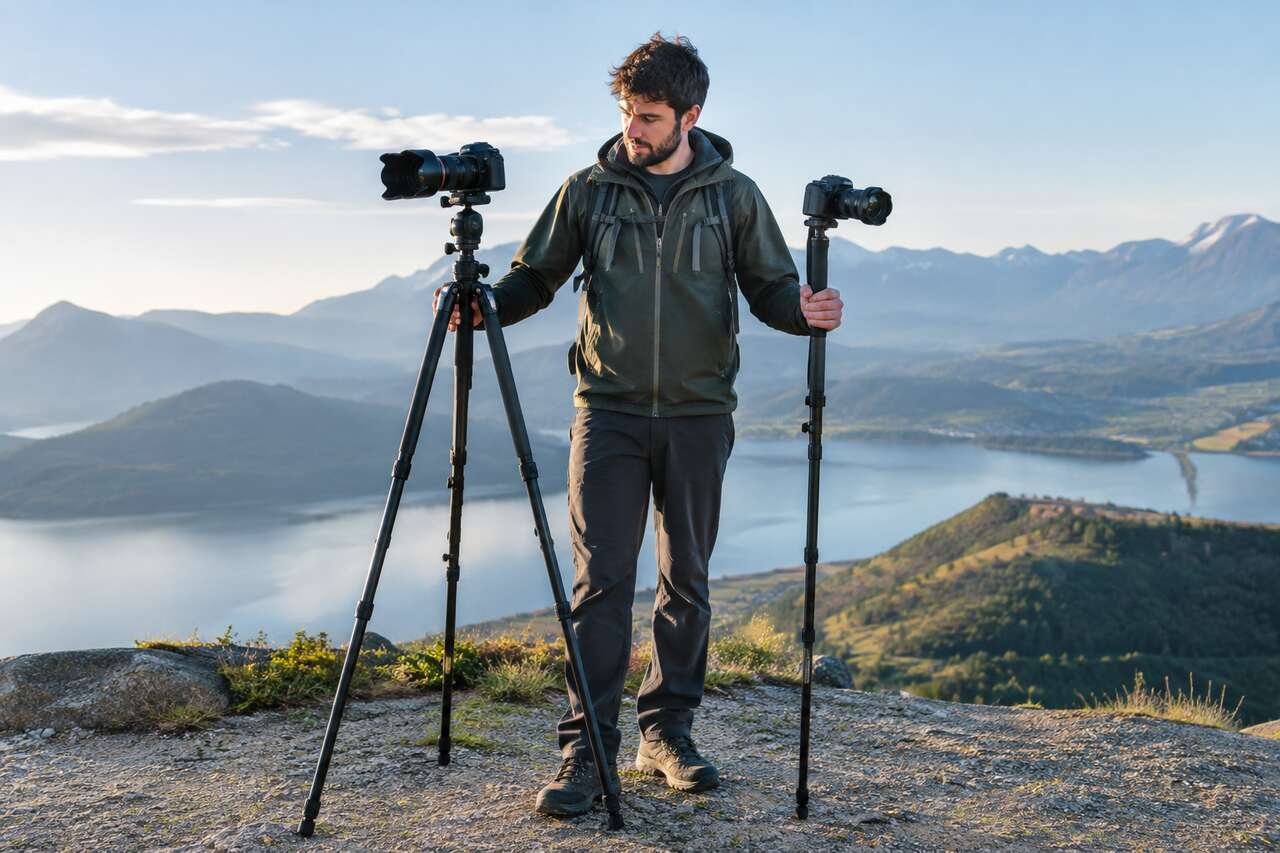 Trépied ou monopode : lequel choisir pour vos photos