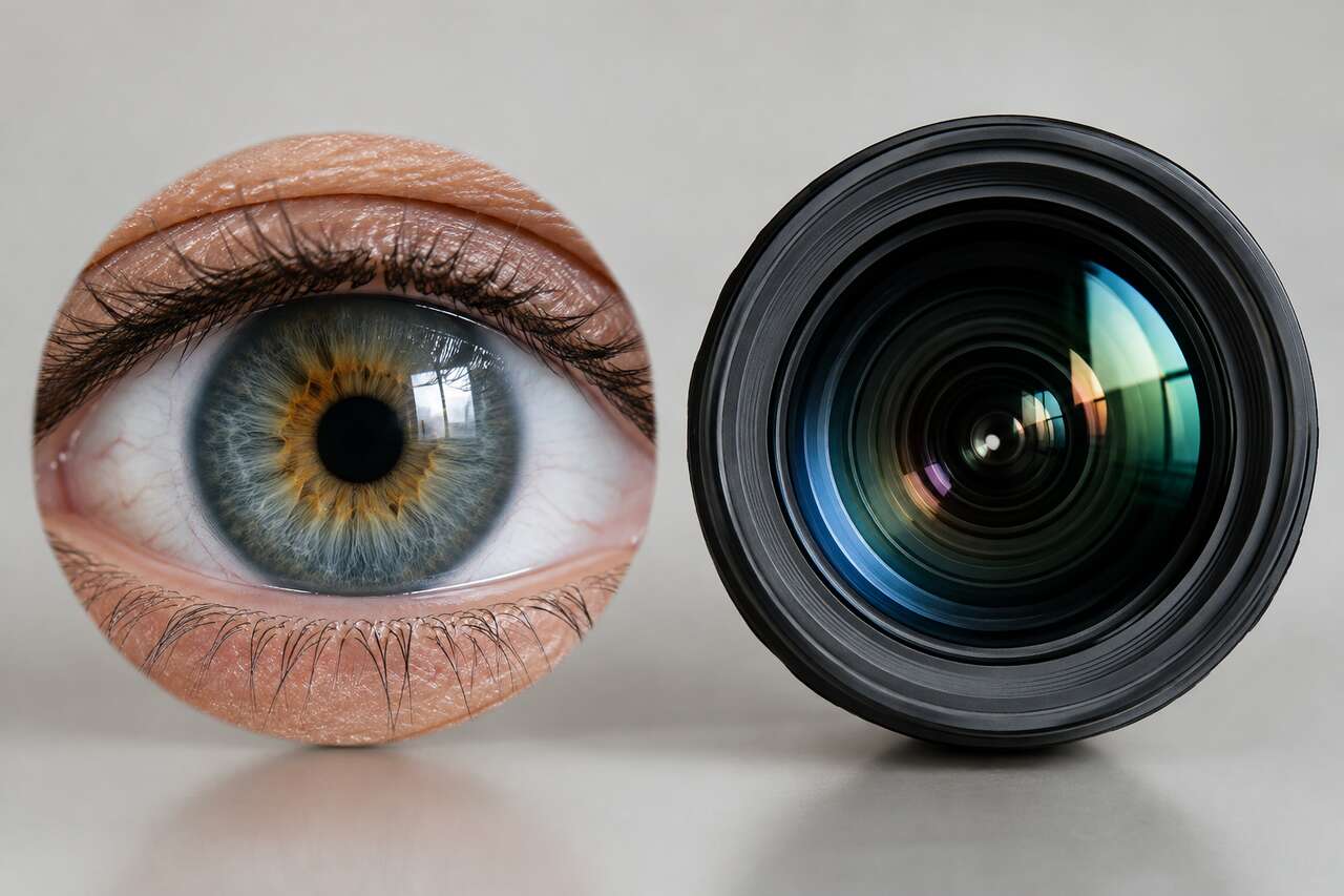 Différences entre l'œil humain et un appareil photo