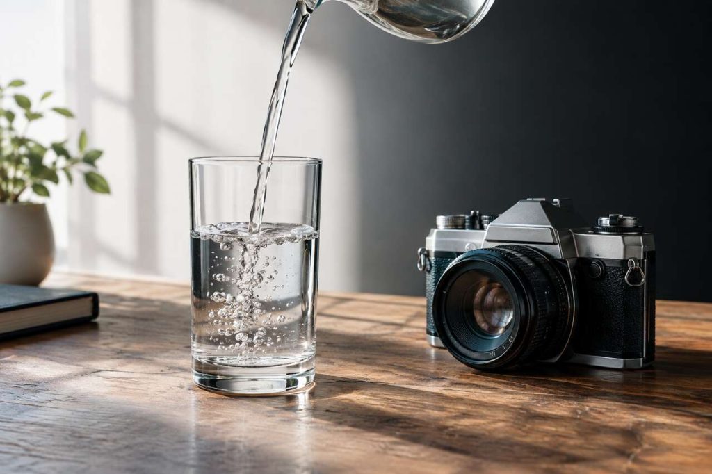 Comprendre l'exposition en photographie : l'analogie du verre d'eau