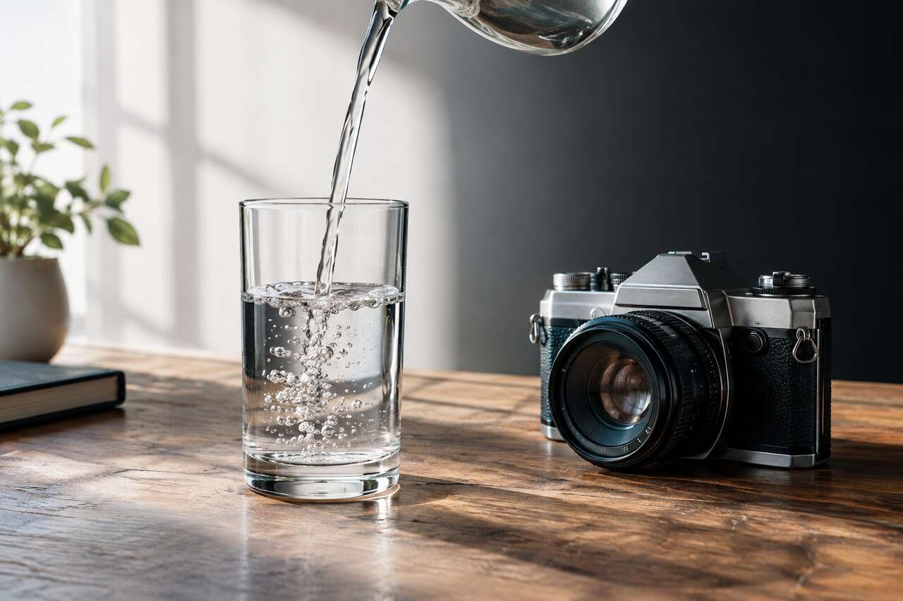 Comprendre l'exposition en photographie : l'analogie du verre d'eau