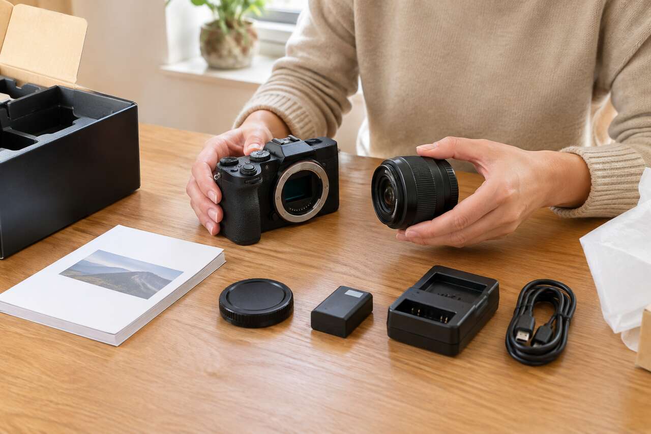 Déballer et préparer son nouvel appareil photo : guide pratique