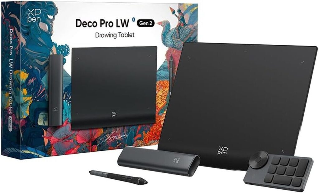 Test de la tablette graphique XP-PEN Deco Pro LW Gen 2 : performance et compatibilité
