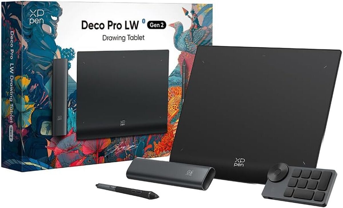 Test de la tablette graphique XP-PEN Deco Pro LW Gen 2 : performance et compatibilité