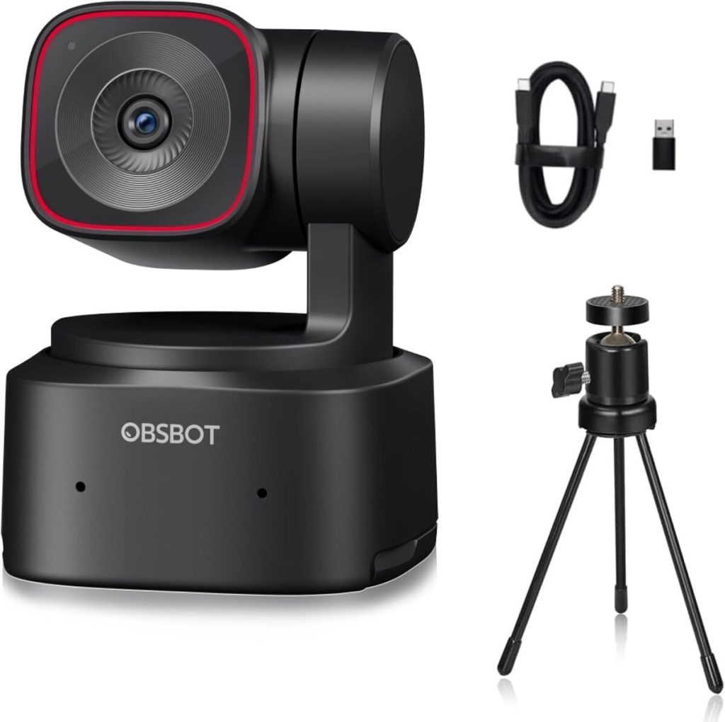 Test de la webcam PTZ OBSBOT Tiny 2 Lite : performance 4K et suivi IA