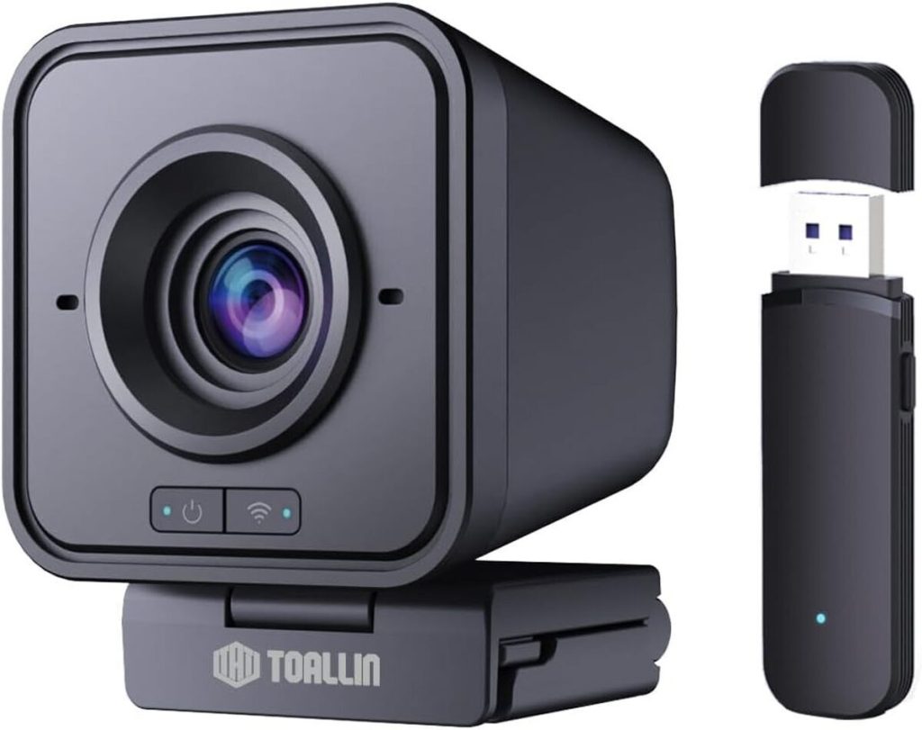 Test de la webcam sans fil 1080p HD Toallin pour PC