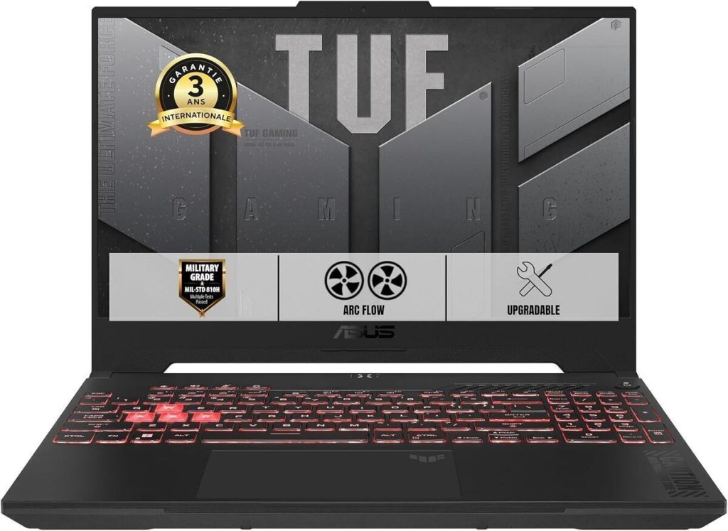 Test du ASUS TUF Gaming A15 : puissance et performance au rendez-vous