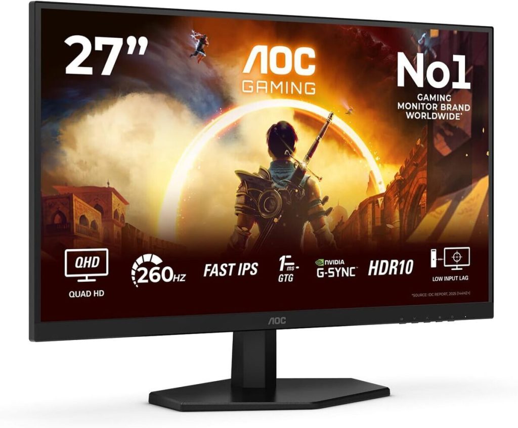 Test du moniteur AOC Q27G42ZE : expérience gaming ultime