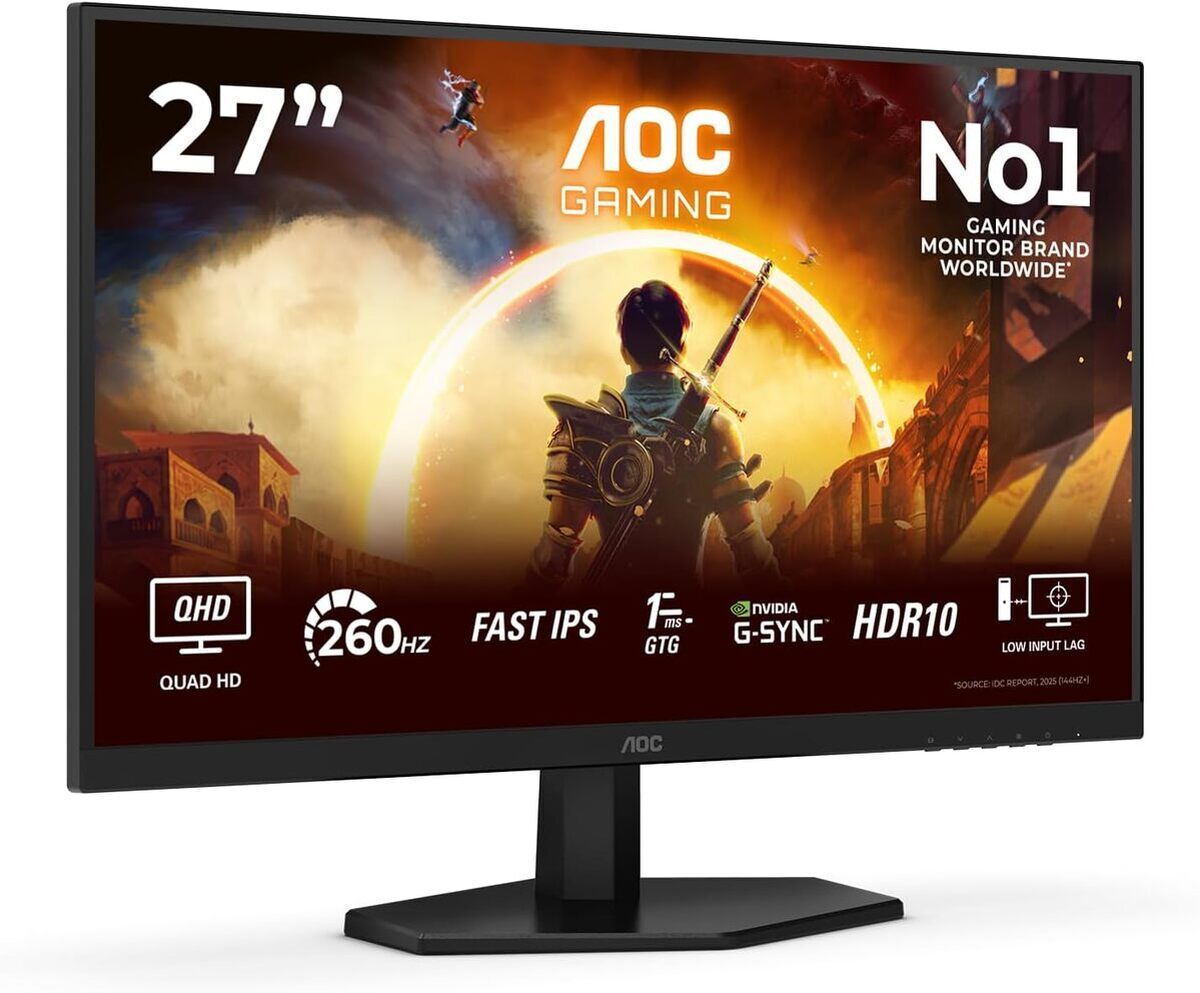 Test du moniteur AOC Q27G42ZE : expérience gaming ultime